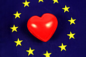 Stilleben zum Thema europäische Liebe