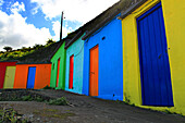 Insel Sao Miguel, Azoren, Portugal. Porto Formoso. Fischerhütten