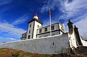 Insel Sao Miguel, Azoren, Portugal. Leuchtturm Ponta da Ferraria