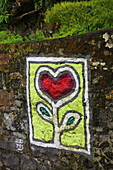 Sao Miguel Island,Azores,Portugal. Yves Decoster's Heart Art