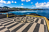 Sao Miguel Island,Azores,Portugal. Ribeira Grande. calcada portuguesa