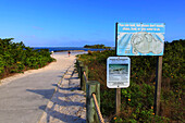 Usa,Florida. Hillsborough Grafschaft. Apollo Strand. Apollo Beach Naturreservat