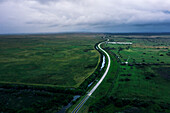 USA, Florida. Everglades. Schlangenstraße