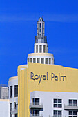 Usa,Florida,Miami. Miami Beach. Royal Palm Hotel