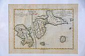 France,French Antilles,Guadeloupe and Martinique map