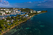 Frankreich,Französische Antillen,Guadeloupe. Bas-du-Fort. Jachthafen