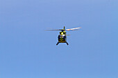 SAMU 80 helicopter in flight