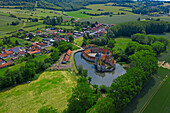 Frankreich,Hauts de France,Pas de Calais. Fresnicourt-le-Dolmen,Schloss Olhain