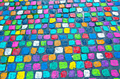 Colorful pavers