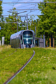 Europe,Luxembourg,Luxembourg City. Tramway