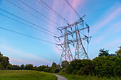 Europe,Nederlands. High voltage pylon