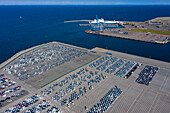 Europe,Scandinavia,Sweden. Skania. Malmoe. Harbor,Cars