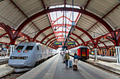 Europa, Skandinavien, Schweden. Schonen. Malmoe. Der Bahnhof