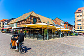 Europe,Scandinavia,Sweden. Skania. Malmoe. Old town. Lilla torg Square