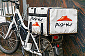 Pizza Hut Lieferfahrrad