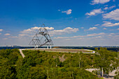 Germany,Ruhr area,North Rhine-Westphalia,Bottrop,Tetrahedron on the dump Beckstraße