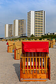 Europa,Deutschland. Schleswig-Holstein. Heiligenhafen. Strandkorb