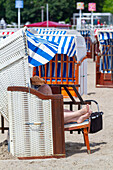 Europa,Deutschland. Schleswig-Holstein. Travemünde. Strandkorb