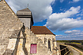France,Hauts de France,Aisne,Coucy-le-Château-Auffrique.Saint Sauveur church