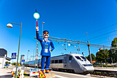 Europe,Sweden,Ostergotland County,Linkoeping. Railway station