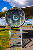 Europe,Scandinavia,Sweden. Stockholm. Stockholm-Arlanda airport. Jumbo Hostel. Youth hostel in a Boeing 747. Room in a reactor