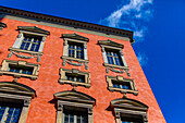 Europe,Scandinavia,Sweden. Stockholm. Gamla Stan district. Beautiful facade in the city center. Beautiful facade in the city center