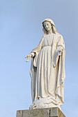 France,Normandie,Arromanches-les-Bains,Basse-Normandie,Calvados. Mary statue