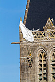 France,Calvados (14),Basse Normandie,eglise de Sainte-Mere-Eglise
