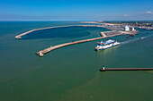 Frankreich,Hauts de France,Pas de Calais. Calais. Hafen. Meerenge von Dover