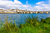 France,Saone-et-Loire,Mâcon. Saone river. Saint-Laurent bridge