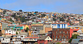 Chile,Valparaiso,skyline,panorama,general view,