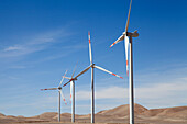 Chile,Region Antofagasta,Calama,Windkraftanlagen,Generatoren,erneuerbare Energie,