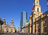 Chile,Santiago,Plaza de Armas,Cathedral,Museu Historico Nacional,