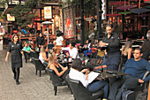 Chile,Santiago,Barrio Bellavista,Patio Bellavista,bar,people,