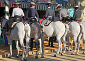 Spain,Andalusia,Seville,festival,men on horseback,