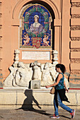 Spanien,Andalusien,Sevilla,Jardines de Murillo,Springbrunnen