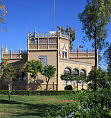 Spanien; Andalusien; Sevilla; Parque de Maria Luisa,Pabellon Real,