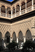 Spanien,Andalusien,Sevilla,Real Alcazar,maurischer Königspalast,patio de las Doncellas