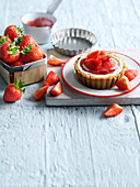 Strawberry tartelettes