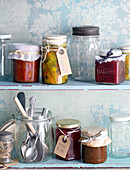 Jams and preserved vegetables