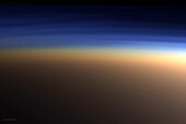 Titan atmosphere, illustration