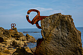 El Peine del Viento sculpture, Basque Country, Spain