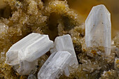 Cerussite and barytes minerals