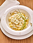 Tagliatelle with cauliflower and truffle