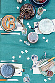 Christmas breakfast table with DIY table decoration