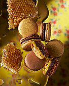 Honey macarons