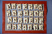 Butterplätzchen in Form von Bärchen