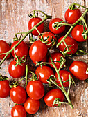 Cherry tomatoes on the vine