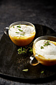 Potato and root vegetable cappuccino