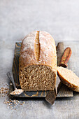 Bread with puffed amaranth